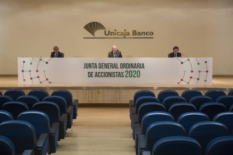 La Junta de Accionistas de Unicaja Banco aprueba las cuentas de 2019 y destaca su fortaleza financiera para afrontar la crisis del Covid-19 y apoyar a clientes